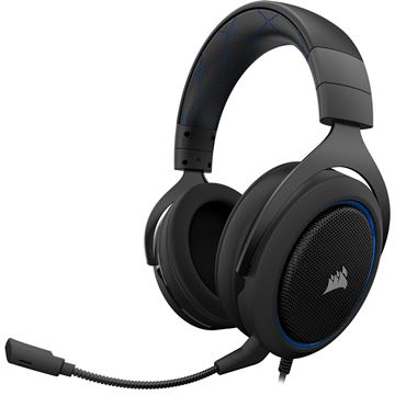 Corsair HS50 Gaming Headset - Blå Kvalitet og Holdbarhed