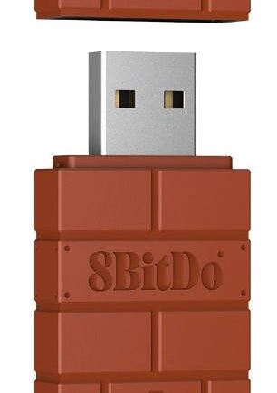 8BitDo USB Trådløs Adapter 2 Brun