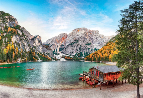 Braies Lake at Autumn