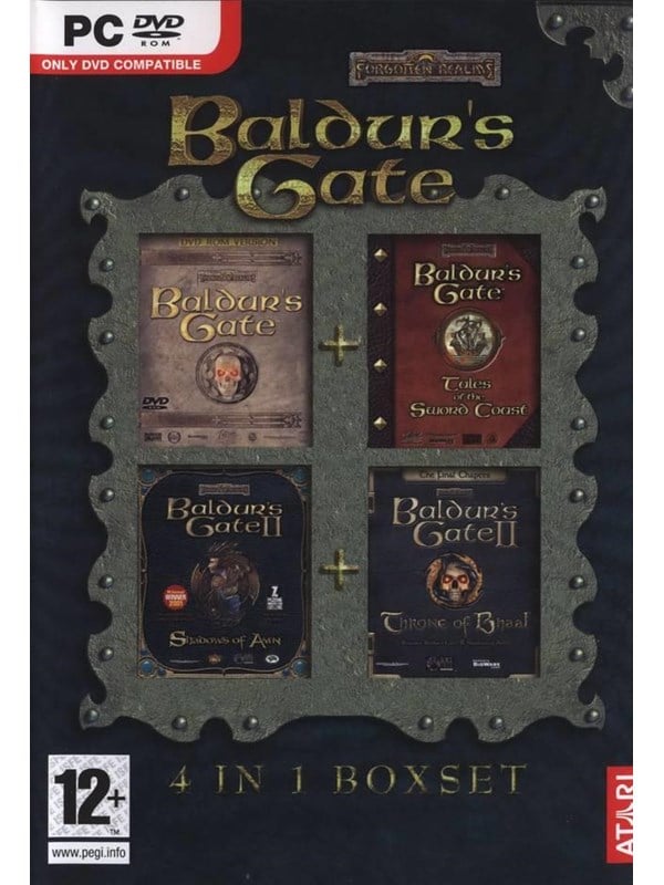 Baldur's Gate: 4 i 1 Spil Samling - Eventyr og Magi!