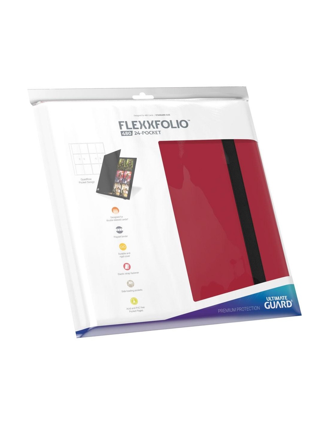 24-pocket 480 FlexxFolio - Kortmappe - Ultimate Guard Rød