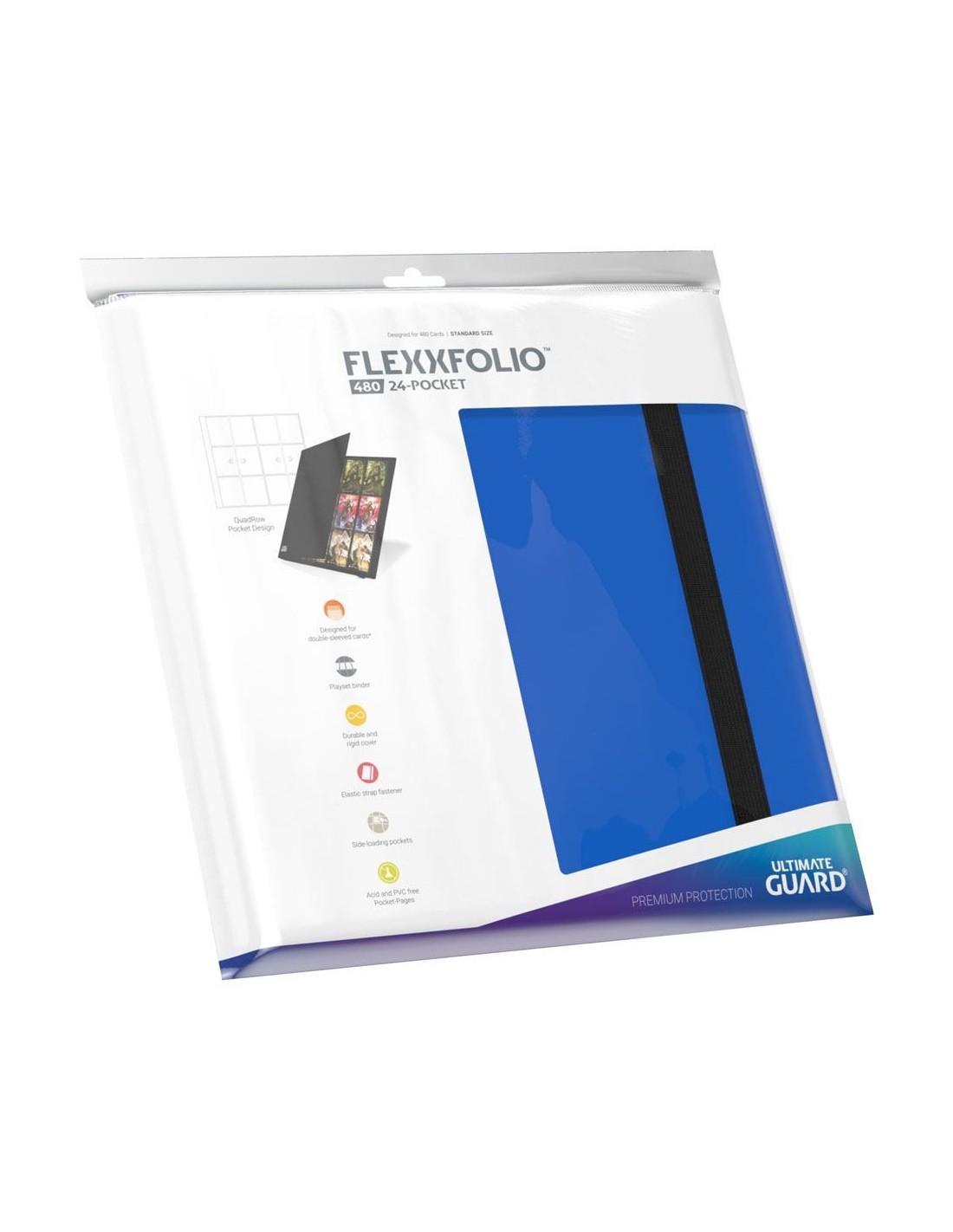 24-pocket 480 FlexxFolio - Kortmappe - Ultimate Guard Blå