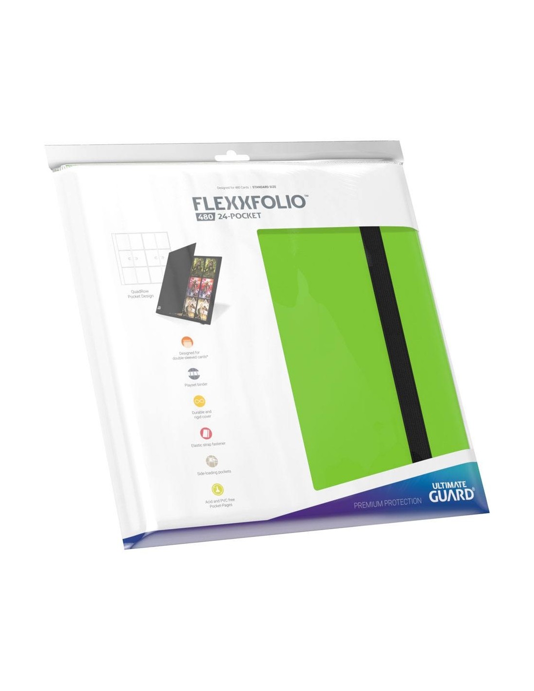 24-pocket 480 FlexxFolio - Kortmappe - Ultimate Guard Grøn