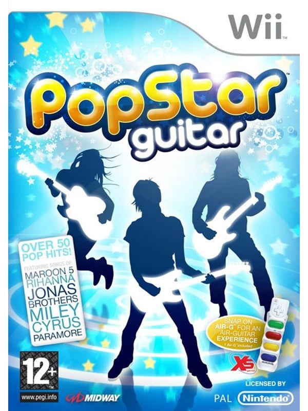 Pop Star Guitar til Nintendo Wii - Musikspil på tilbud!