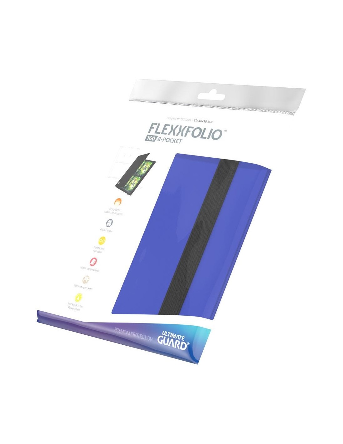 8-pocket 160 FlexxFolio - Kortmappe - Ultimate Guard Blå