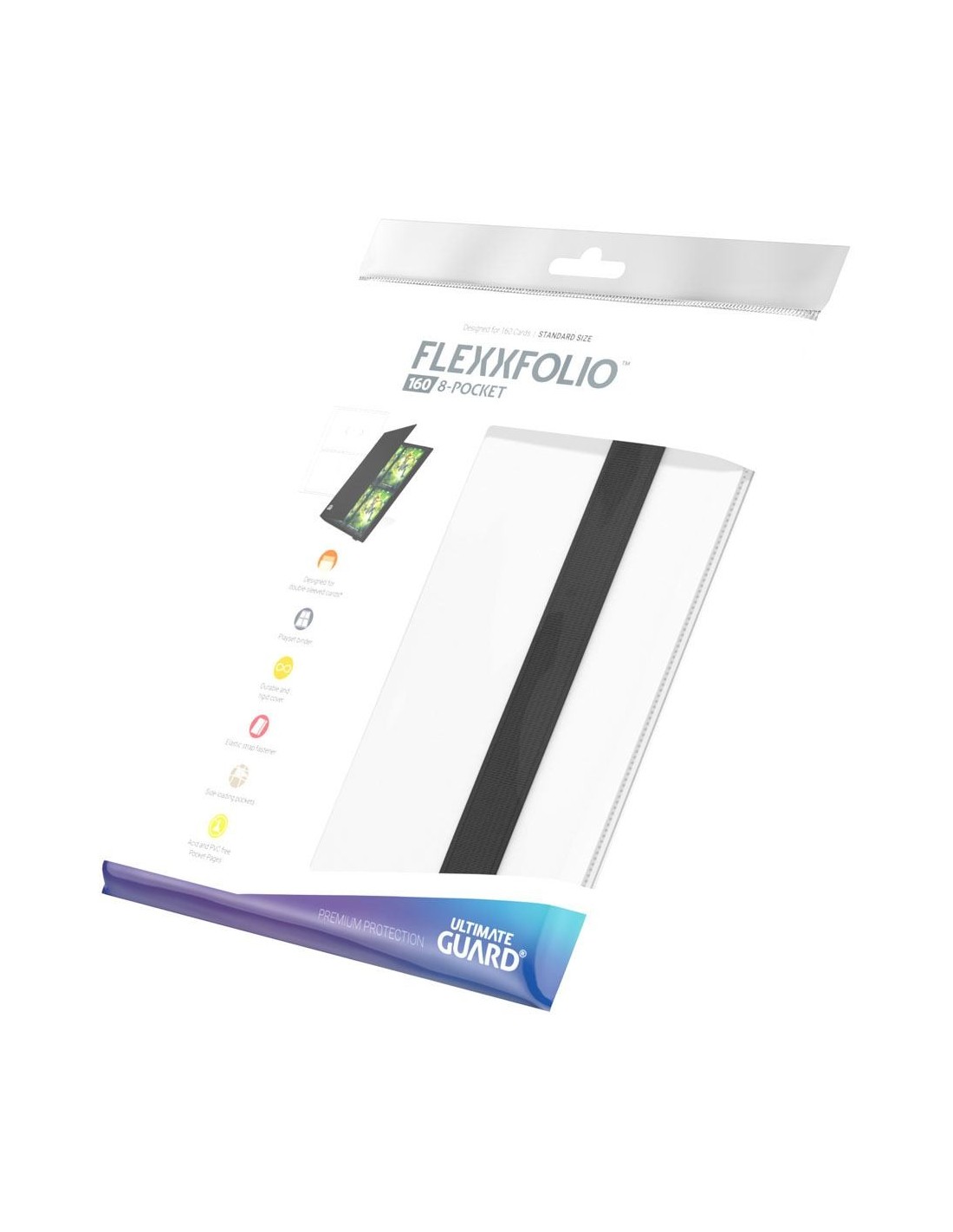 8-pocket 160 FlexxFolio - Kortmappe - Ultimate Guard Hvid