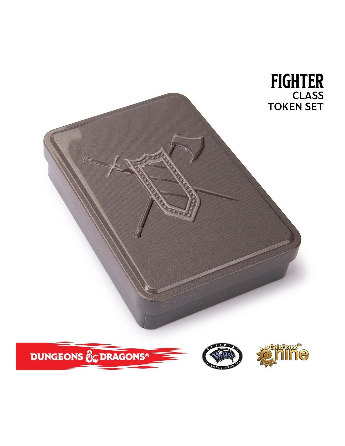 Fighter Token Sæt til Dungeons & Dragons Spil