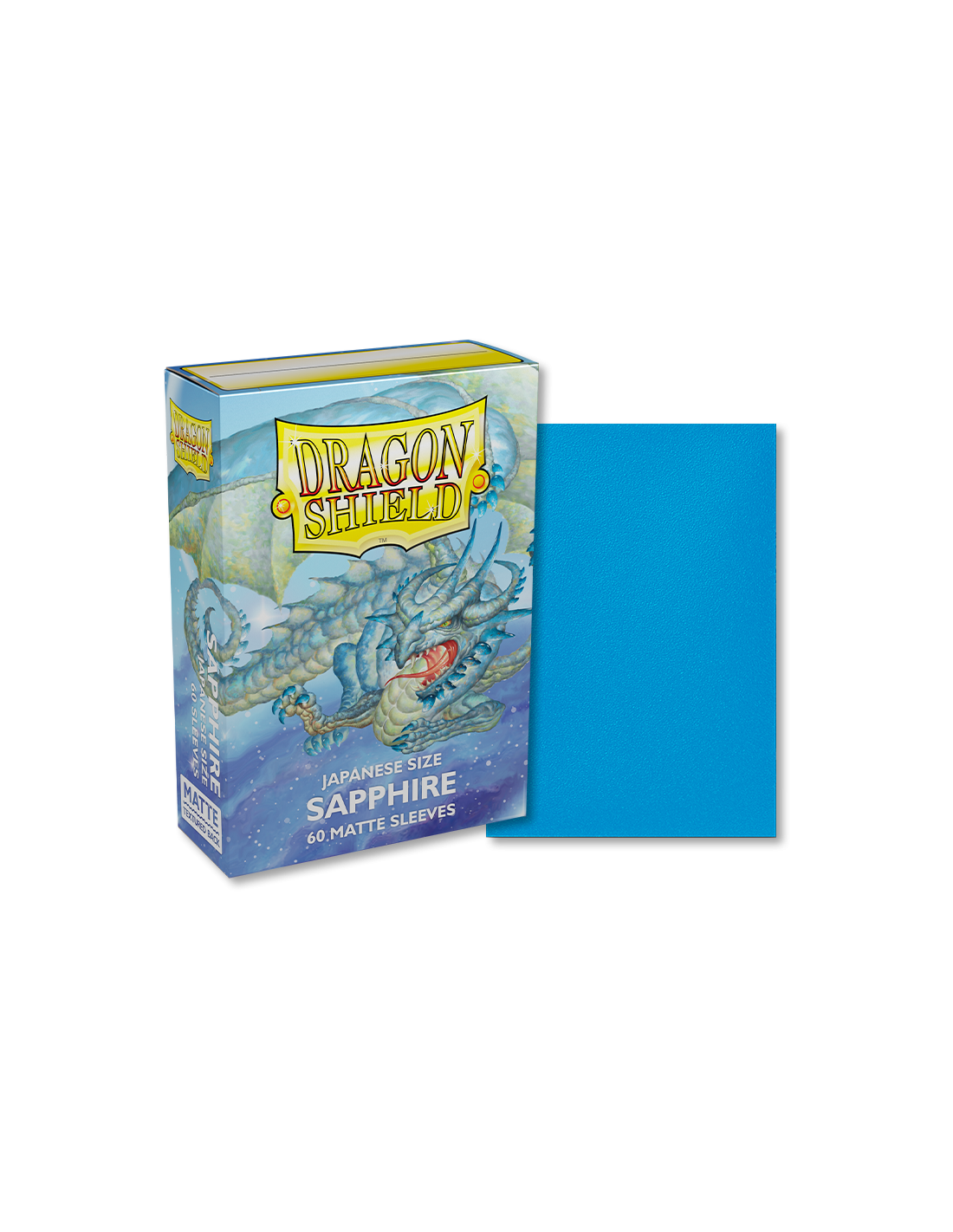 Matte Japanske Plastiklommer - Dragon Shield 60 stk.