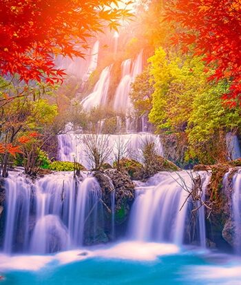 Thee Lor Su Waterfall in Autumn, Thailand