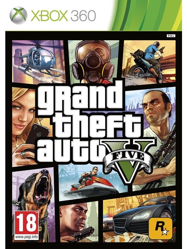 Grand Theft Auto V til Xbox 360 - Actionspil på udsalg!