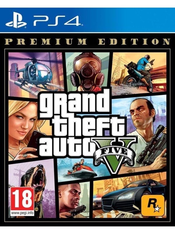Grand Theft Auto V (Premium Edition) - Sony PlayStation 4 - Action