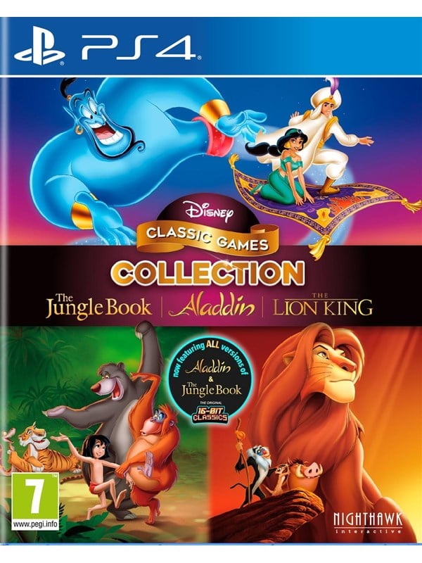 Disney Klassiske Spil: Aladdin, Løvernes Konge & Junglebogen PS4