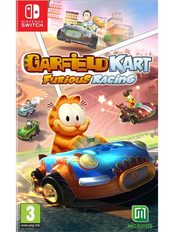 Garfield Kart Furious Racing (Code in a Box) - Nintendo Switch - Racing
