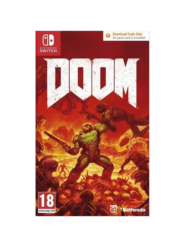 DOOM til Nintendo Switch – FPS Spil i Box på tilbud!