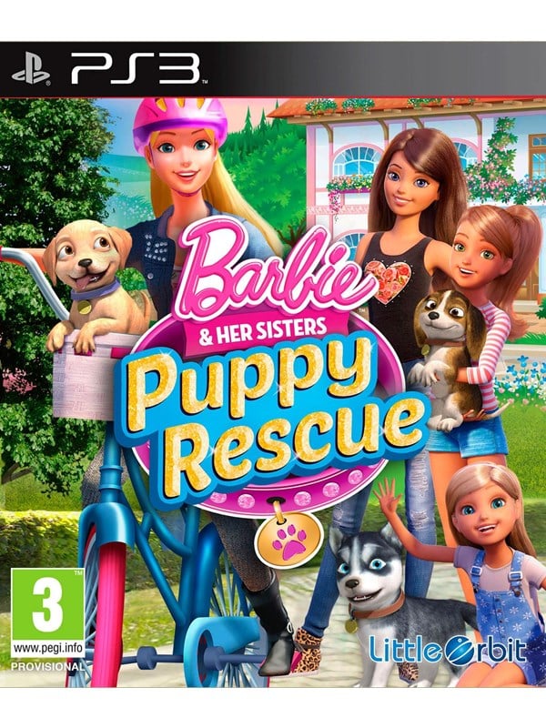 Barbie and Her Sisters: Puppy Rescue - Sony PlayStation 3 - Børn