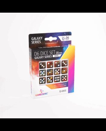 Mars D6 Terninger 12 stk - Galaxy Serie - Spiltilbehør