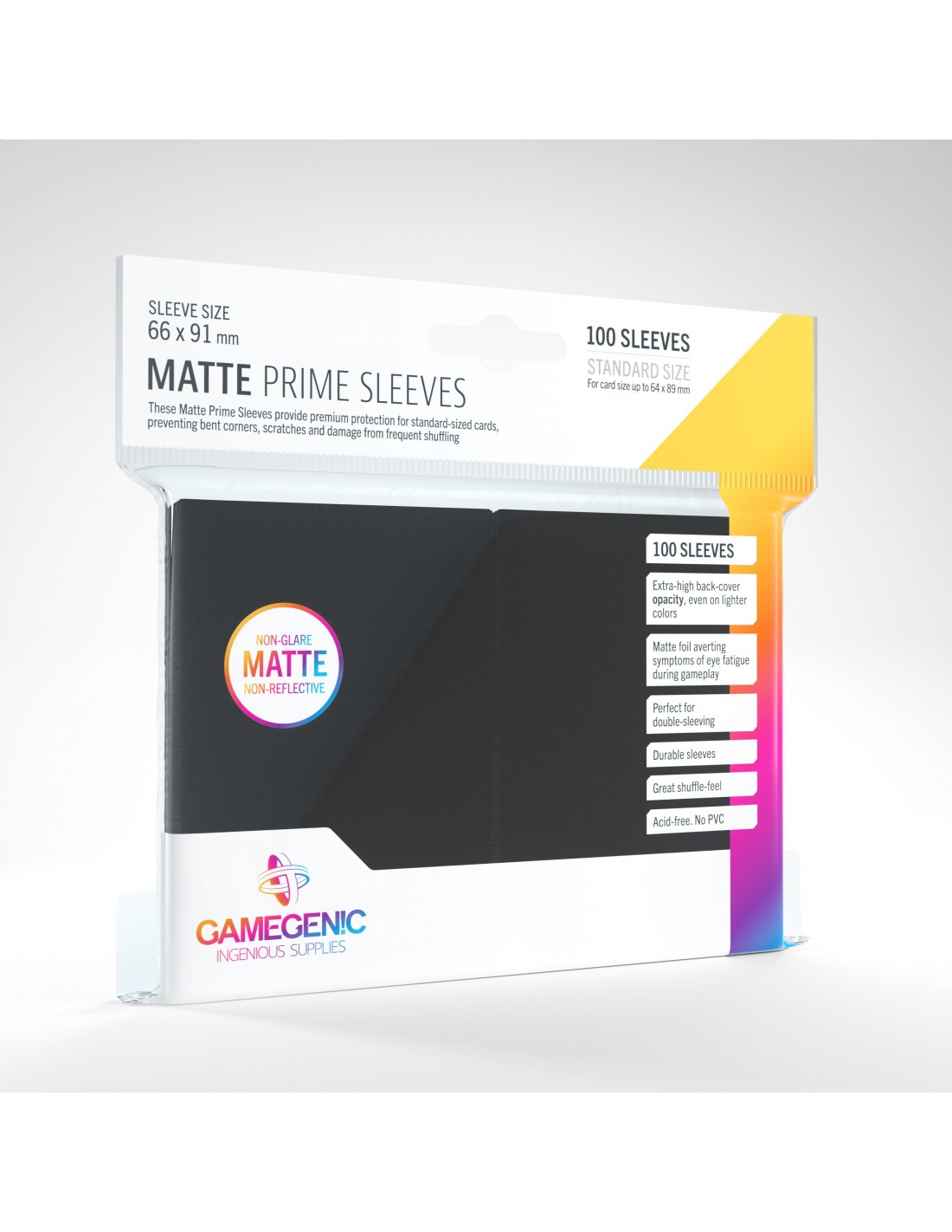 Matte Prime Sleeves 100 stk - Anti-Glare Kortbeskyttelse