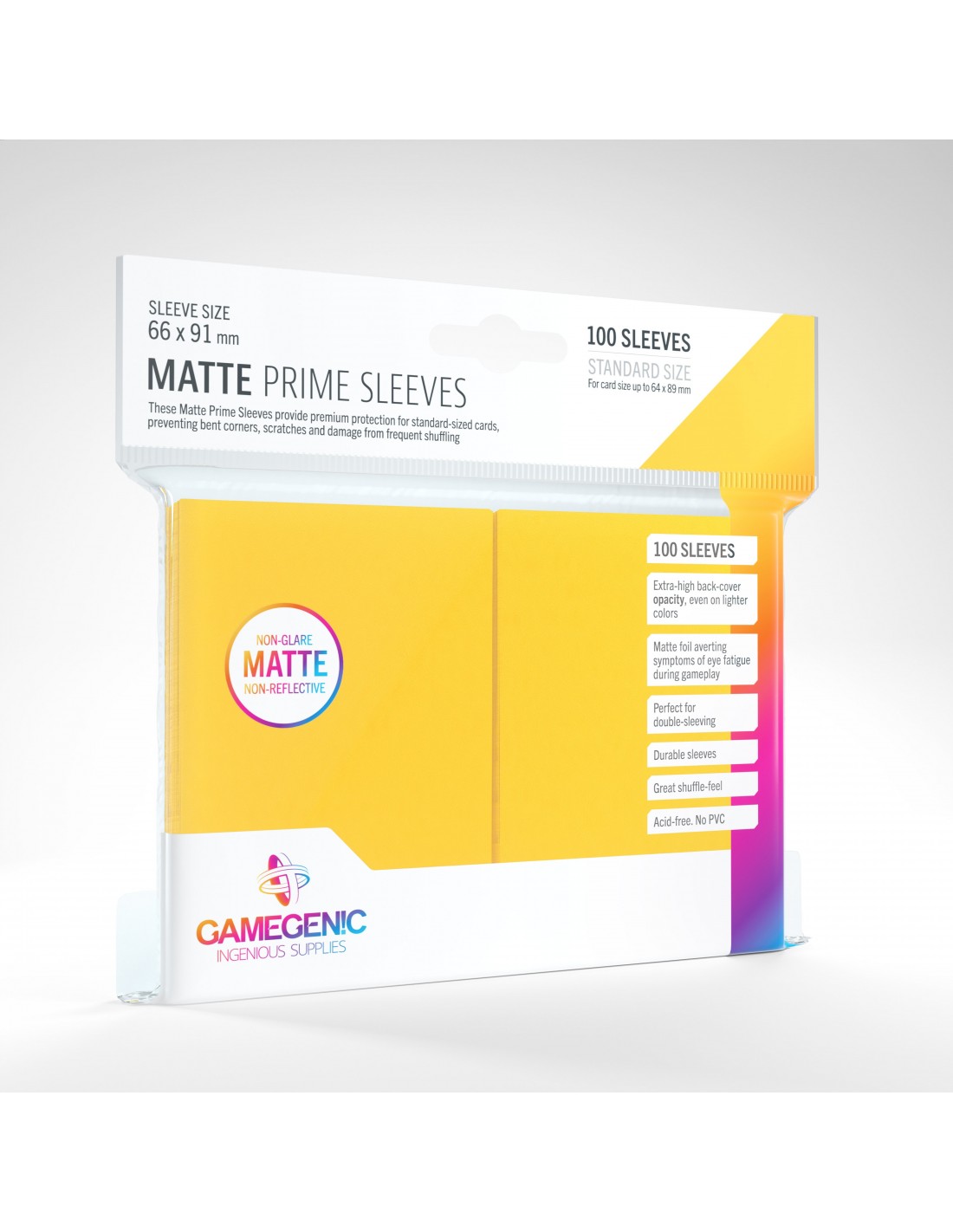 Matte Prime Sleeves 100 stk – Optimal beskyttelse til kortspillere