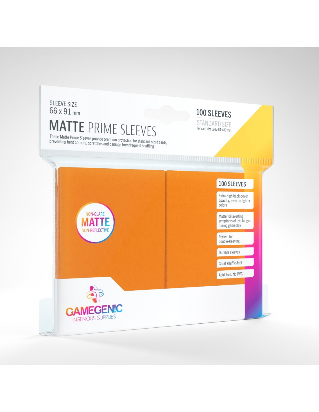 Matte Prime Sleeves 100 stk - Anti-Glare til kortspillere