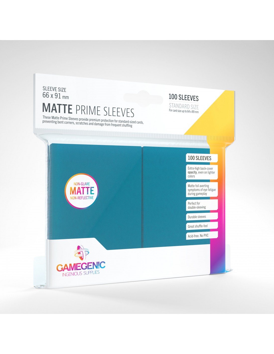 Matte Prime Sleeves 100 stk - Anti-Glare Plastiklommer