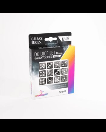 Moon D6 Terninger 12 stk - Galaxy Series - GameGenic