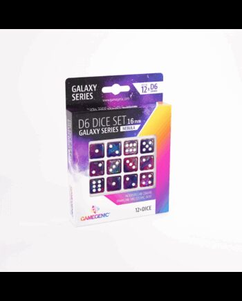 Nebula D6 Terninger 12 stk – Galaxy Serie fra GameGenic
