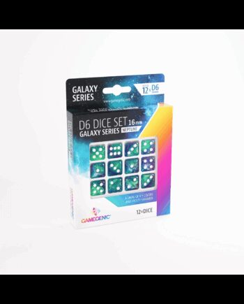 Neptune D6 Terninger 12 stk - Galaxy Series - GameGenic