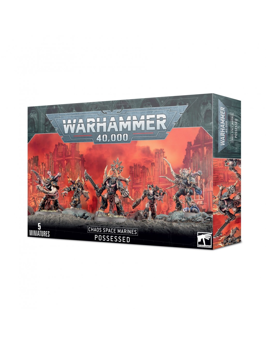 Besat - Chaos Space Marines Figur til Warhammer 40k