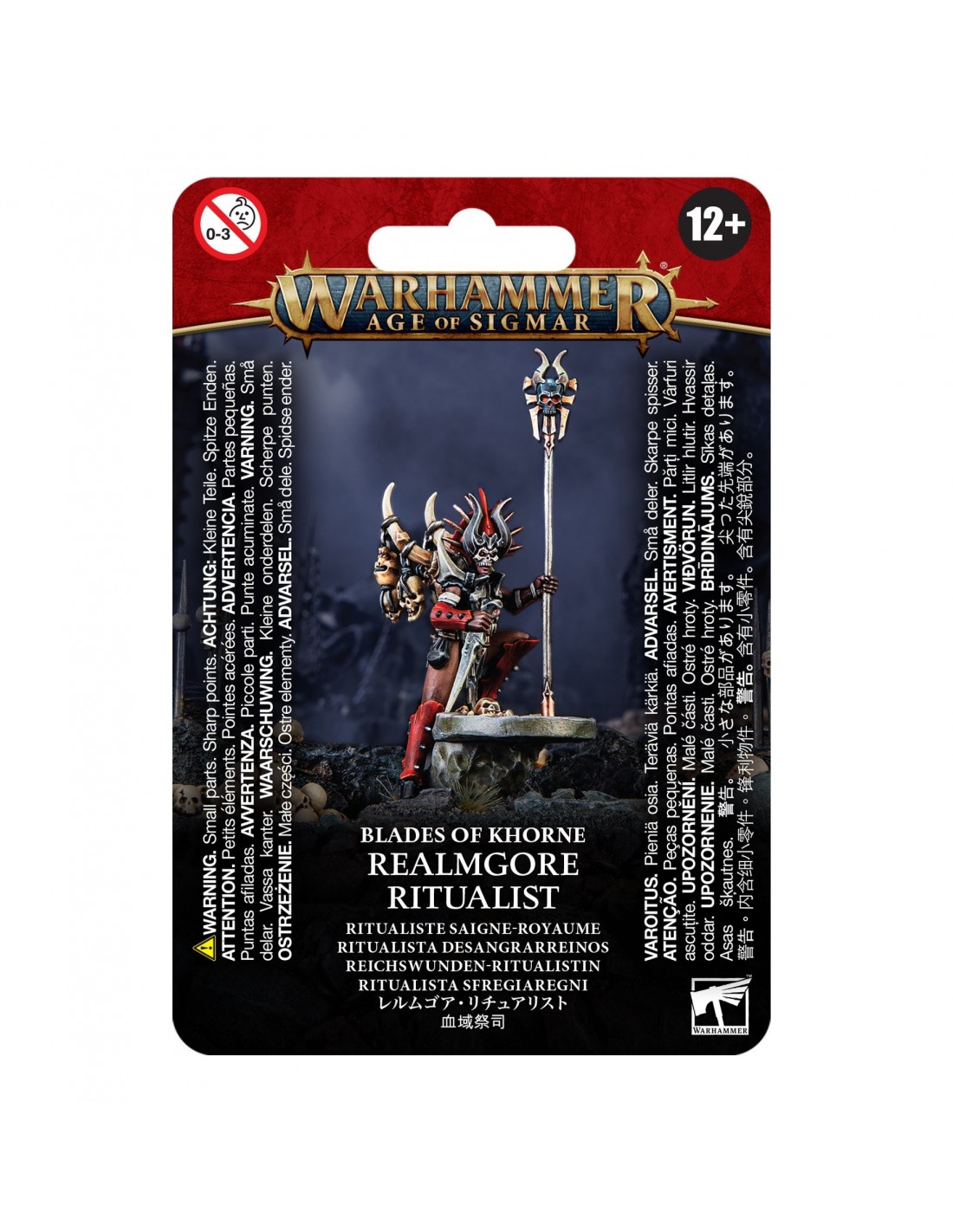 Realmgore Ritualist – Khorne Figur til Warhammer