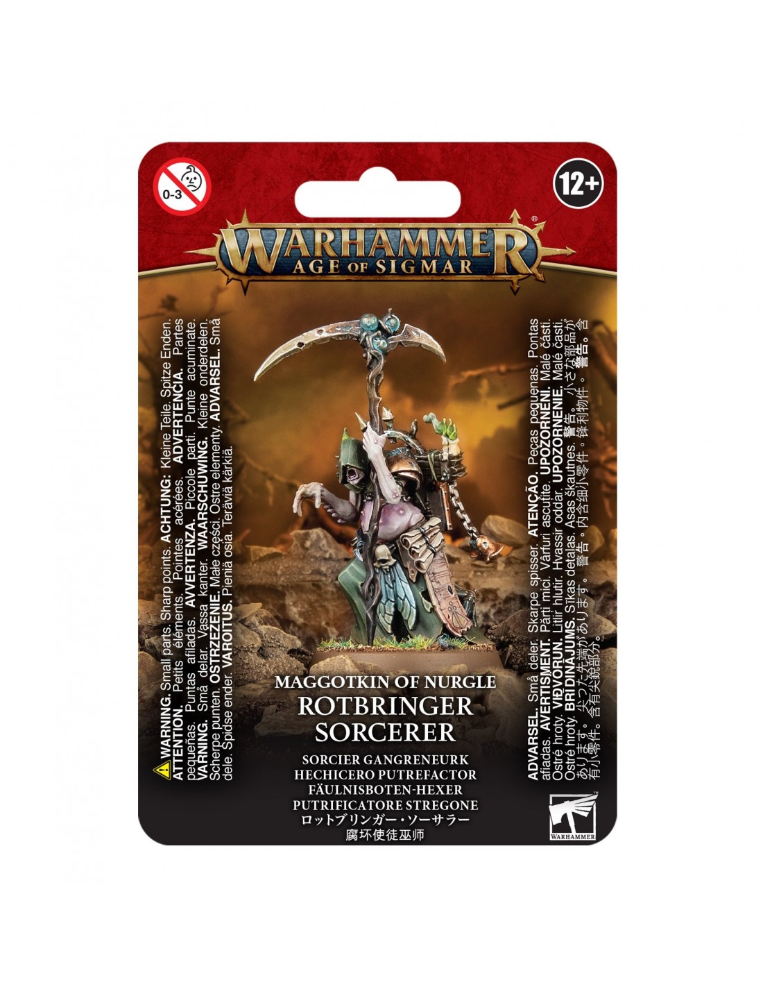 Rotbringer Sorcerer - Maggotkin of Nurgle - Age of Sigmar