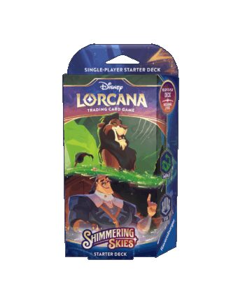 Shimmering Skies Starter Deck - Emerald & Steel - Disney Lorcana TCG