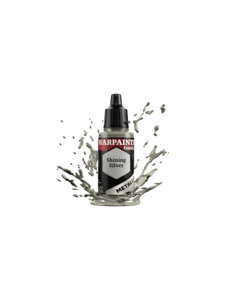 Shining Silver - Warpaints Fanatic Metallics - The Army Painter