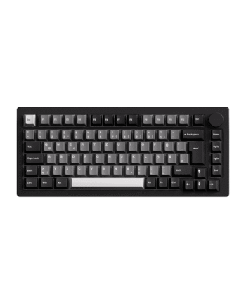 Akkogear Monsgeek M1w V3 Black   Silver V3 Piano Pro Switch Gaming Tastatur Uden Numpad Universal Sort
