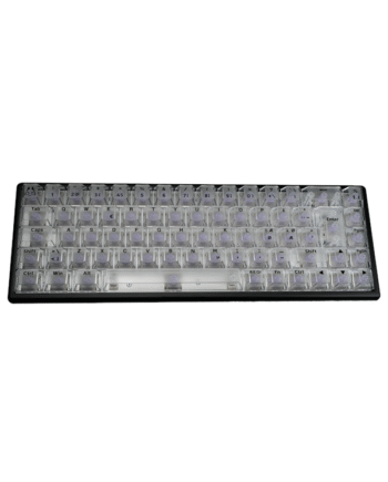 Arbiter Polar 65 He Phantom Clear Gaming Tastatur Uden Numpad Nordisk Sort