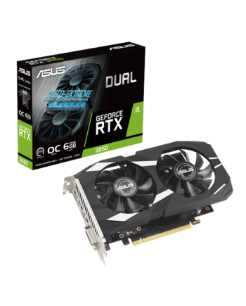 Asus Geforce Rtx 3050 Dual Oc 6gb Gddr6 Ram Grafikkort
