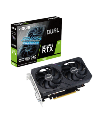 Asus Geforce Rtx 3050 Dual Oc V2 8gb Gddr6 Ram Grafikkort
