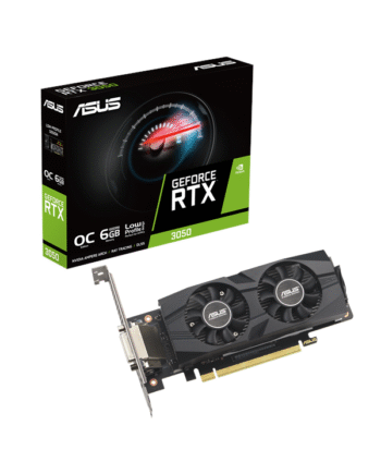 Asus Geforce Rtx 3050 Low Profile Oc 6gb Gddr6 Ram Grafikkort