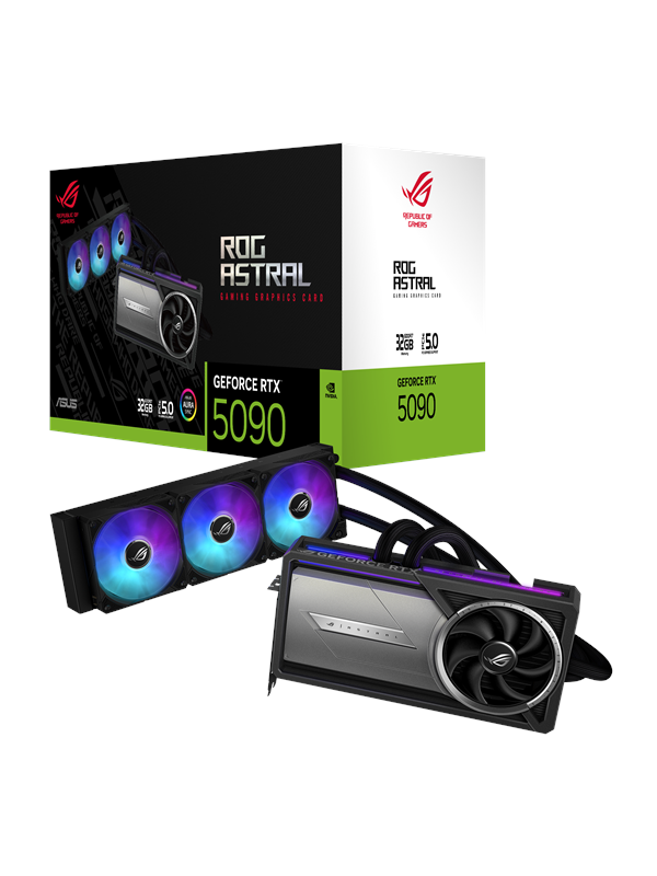 Asus Geforce Rtx 5090 Rog Astral Lc 32gb Gddr7 Ram Grafikkort