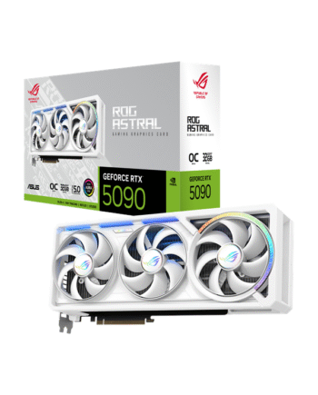 Asus Geforce Rtx 5090 Rog Astral White Oc 32gb Gddr7 Ram Grafikkort
