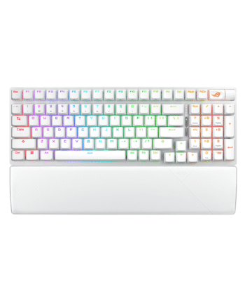 Asus Rog Strix Scope Ii 96 Wireless Gaming Tastatur Nordisk Hvid