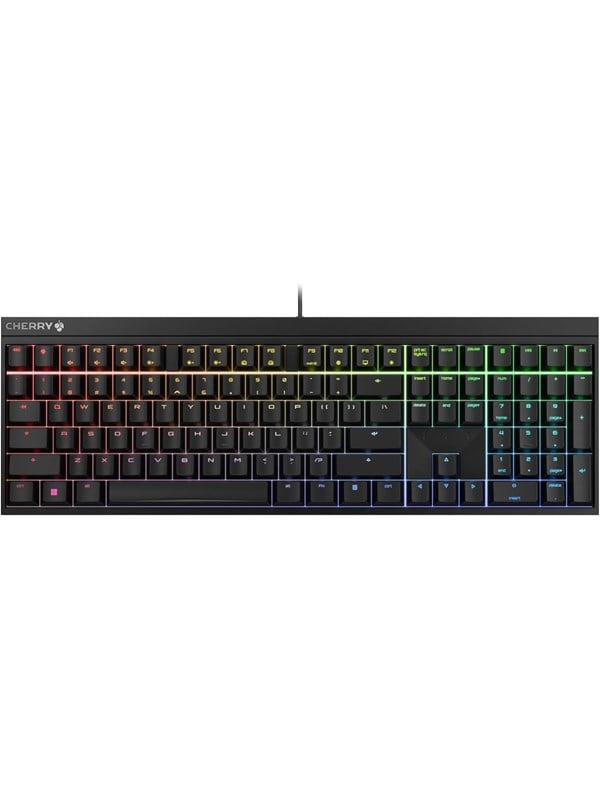 Cherry Mx 0s Mx Red Gaming Tastatur Nordisk Sort