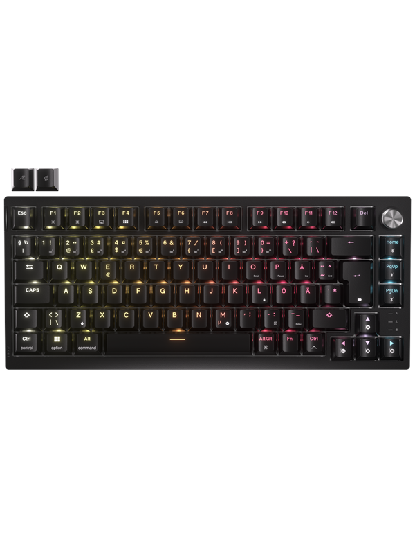 Corsair K65 Plus Wireless 75 Mlx Fusion Gaming Tastatur Uden Numpad Nordisk Sort