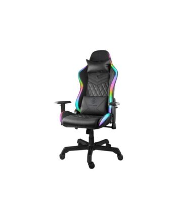 Deltaco Dc410 Rgb Gaming Chair Gamer Stol Pu Læder Op Til 120 Kg