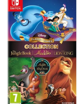 Disney Classic Games: The Jungle Book Aladdin   The Lion King Nintendo Switch Platformer