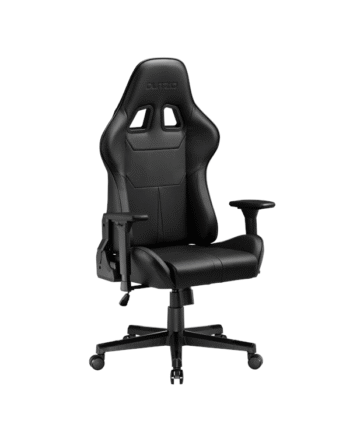 Dutzo  -sports Gamer Stol Sort Pu Læder Op Til 120 Kg