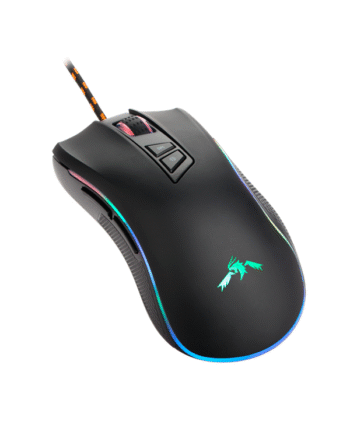 Dutzo Kirä  Rgb Gaming Mus Optisk   Knapper Sort Med Rgb Lys