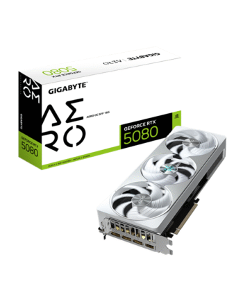 Gigabyte Geforce Rtx 5080 Aero Oc 16gb Gddr7 Ram Grafikkort