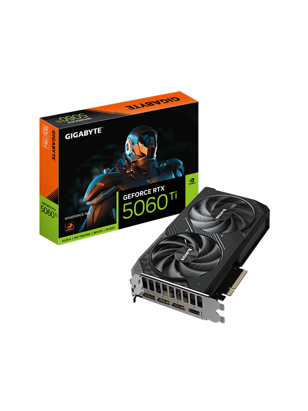 Gigabyte Geforce Rtx 5060 Ti Windforce 16gb Gddr7 Ram Grafikkort
