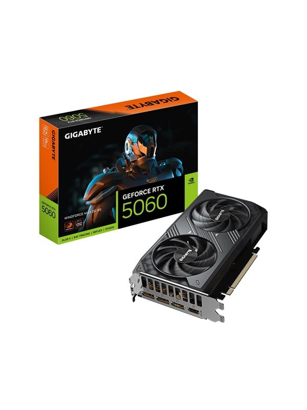 Gigabyte Geforce Rtx 5060 Windforce Max Oc 8gb Gddr7 Ram Grafikkort