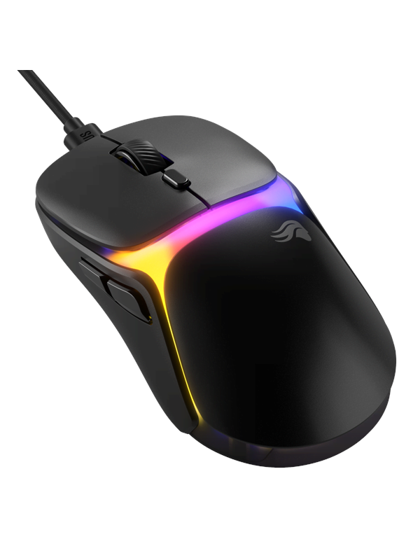 Glorious Model O3 Wired Gaming Mus Optisk Knapper Sort